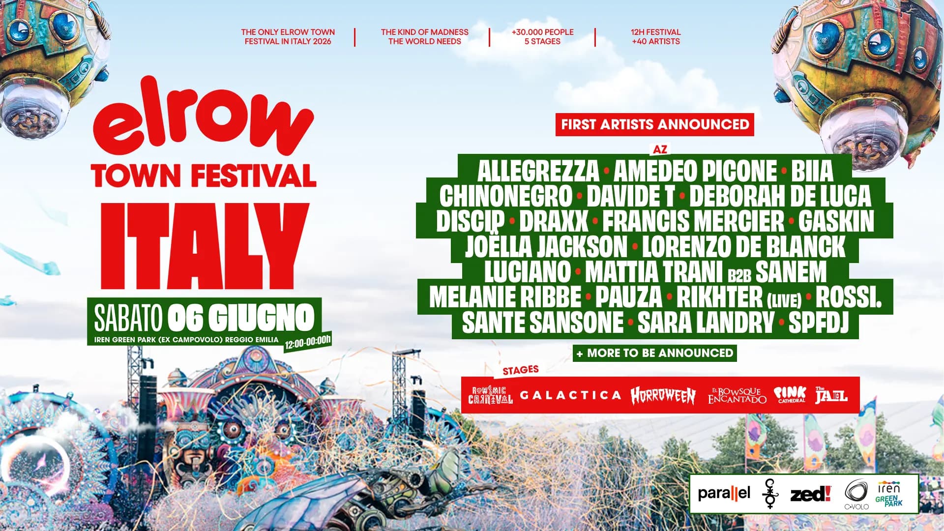 Elrow Town Festival Italy