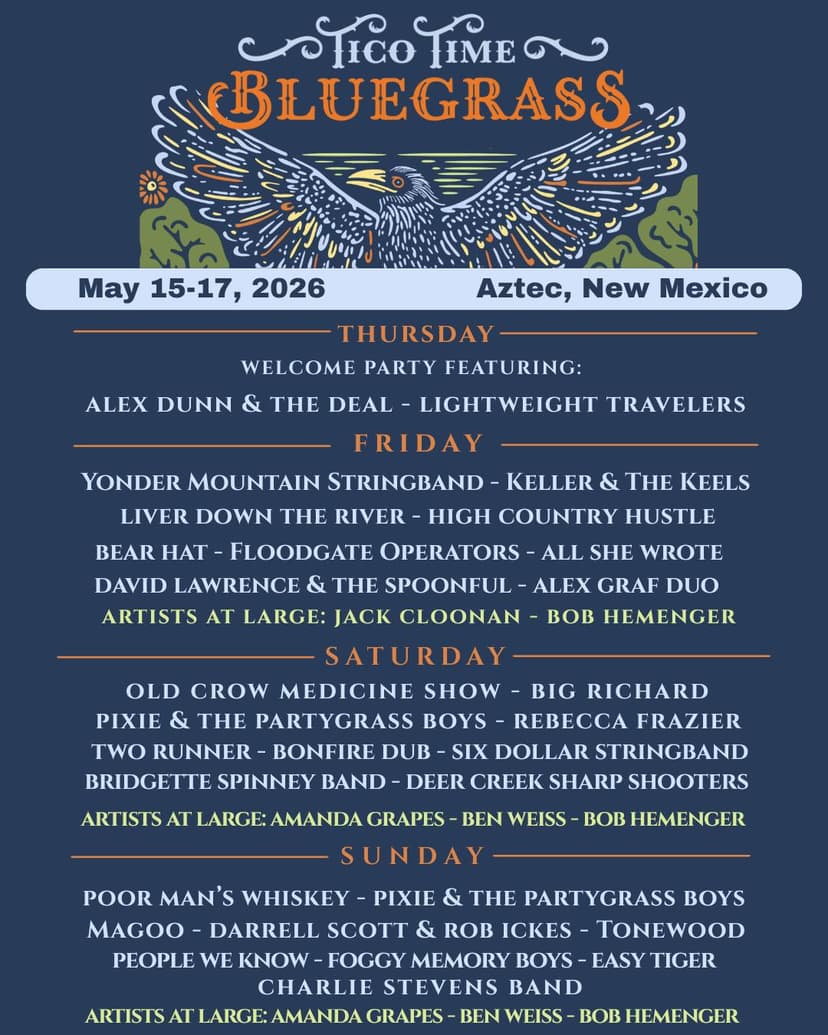 Tico Time Bluegrass Festival